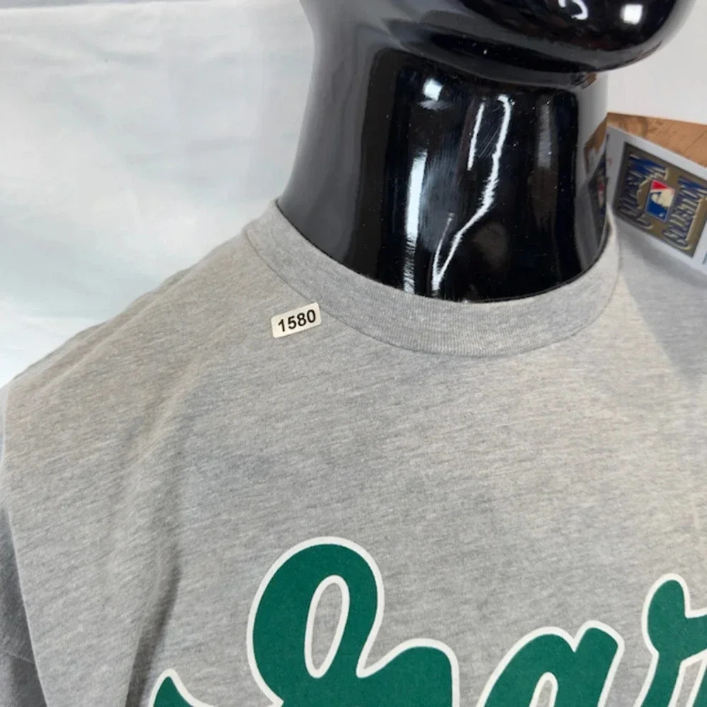 New Mitchell & Ness Mens Nickname S/S Tee Seattle Mariners Edgar Martinez Gray L - Picture 2 of 5